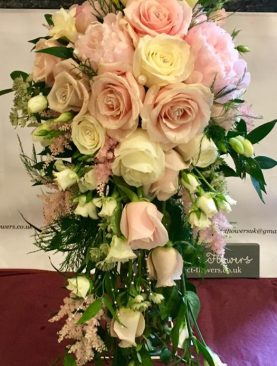 Beautiful Bridal Cascading Bouquet